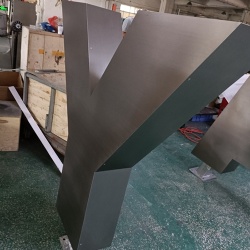 Stainless steel big channel letter